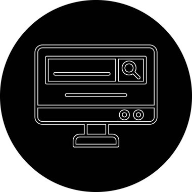 Kişisel ve ticari kullanım için vektör lcd simgesi...