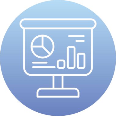 Analiz. Web simgesi basit bir illüstrasyon. analiz