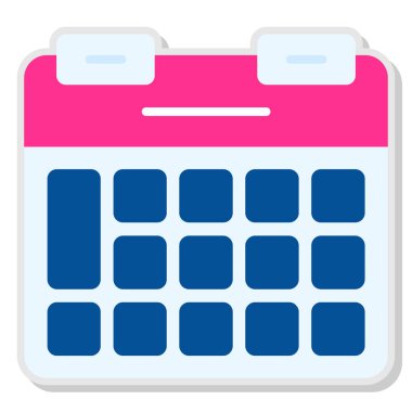 takvim simgesini, basit vektör çizim