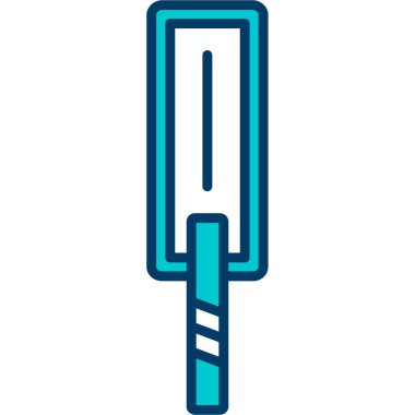 Fırça simgesi vektör illüstrasyonu