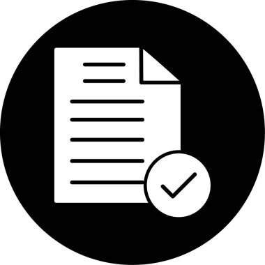 Vektör belgesi Simge illüstrasyonu