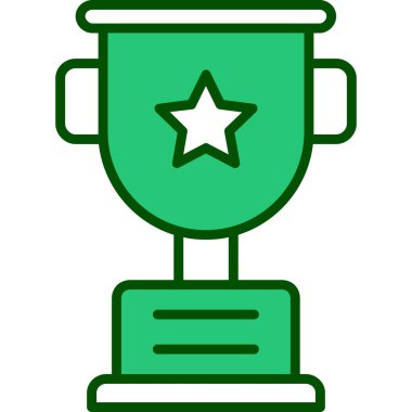 kupa kabı vektör çizgisi simgesi