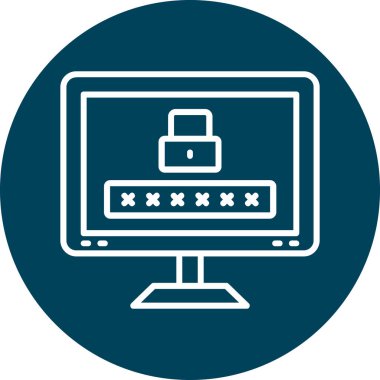 Kolayca düzenleyebilen veya düzenleyebilen Bilgisayar Vektörü simgesi