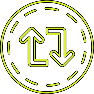 Yön oku. Web simgesi