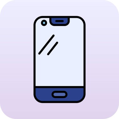 akıllı telefon simgesi vektör illüstrasyonu