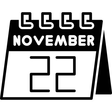 Kasım 2 ve çizgi simgesi tasarım vektörü