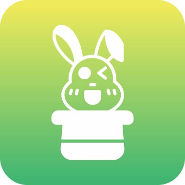 Paskalya tavşanı bir sepet ile