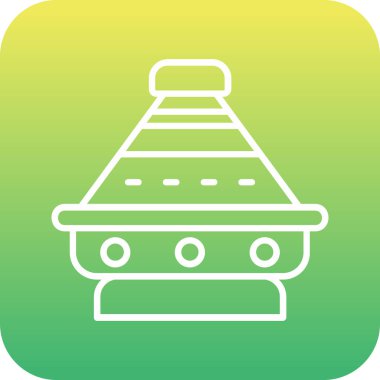 Benzersiz yapı vektör çizgisi simgesi