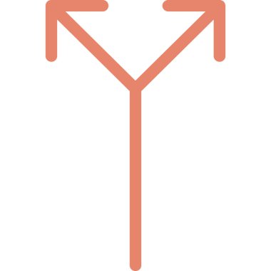 Bir ağaç simgesinin vektör illüstrasyonu