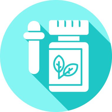 Bir bitkinin vektör illüstrasyonu