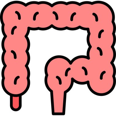 vektör çizgi karakter simgesi