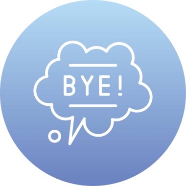 Basit web simgesi, kelimenin vektör illüstrasyonu