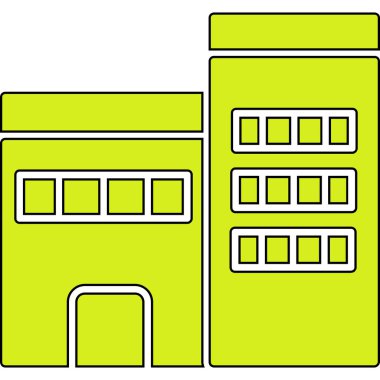 Yapı simgesinin vektör illüstrasyonu