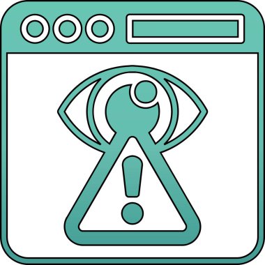 Bilgisayar simgesi. Basit taslak çizimi