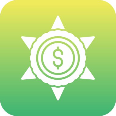 para dolar simgesi vektörü yeşil