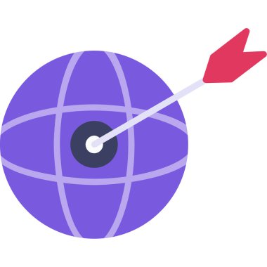 pusula simgesi modayı düz dizayn tarzında