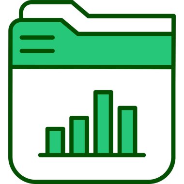 Analizler. Web simgesi basit illüstrasyon