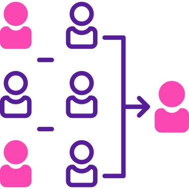 basit biçimli ağ bağlantısı renk simgesi