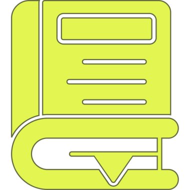 Bir kitabın vektör illüstrasyonu