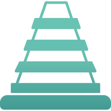 Noel ağacı, illüstrasyon, beyaz arkaplanda vektör.