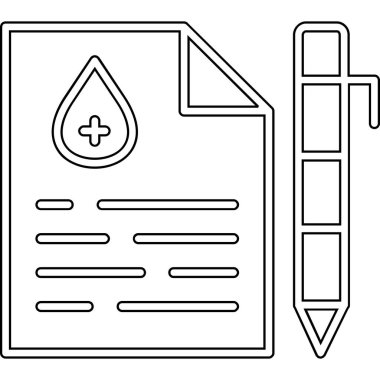 Kağıt dökümanlı pano ve kalem