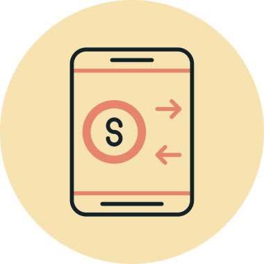 Telefon simgesi vektör illüstrasyonu