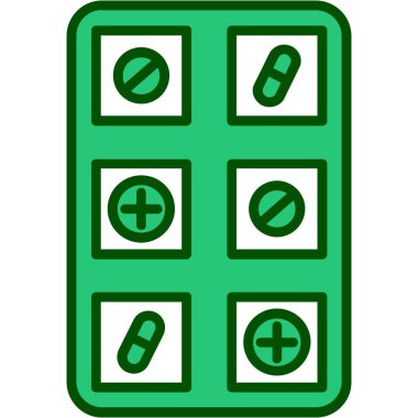 Eczane hapları. Basit tasarım