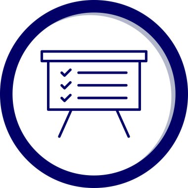 Pano web simgesi, vektör çizim