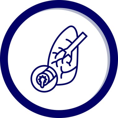 Mavi arkaplan ve tıbbi termometrenin vektör çizimi