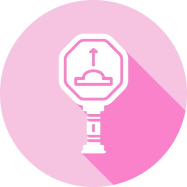 Bir ampul simgesinin vektör illüstrasyonu