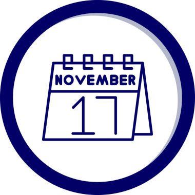 Kasım 'ın 19' u bir günlük takvimde.