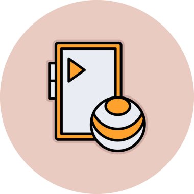 oyuncu simge vektör çizim