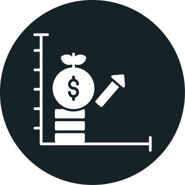 Dolar simgesi vektör illüstrasyonu