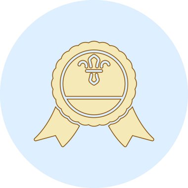 Madalya. Web simgesi basit tasarım