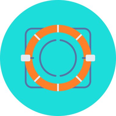 Life oy ikonu. vektör illüstrasyonu