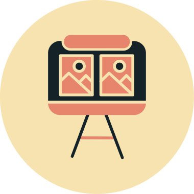 kamera simgesi vektör illüstrasyonu