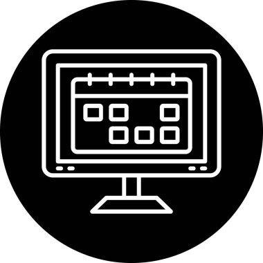 Seo simgesinin vektör illüstrasyonu