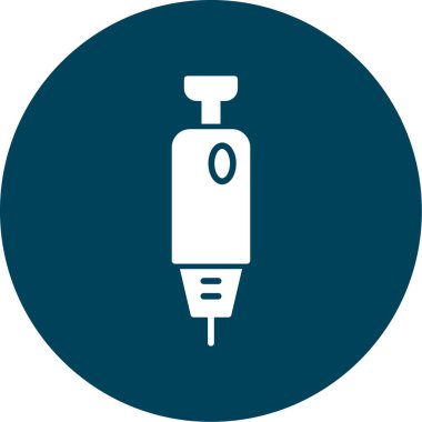 Benzersiz gaz vektör simgesi