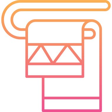 Sıcak içecek. Web simgesi basit illüstrasyon