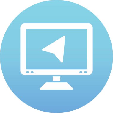 video simgesi, vektör illüstrasyonu