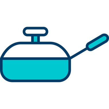 Yemek pişirme simgesinin vektör illüstrasyonu