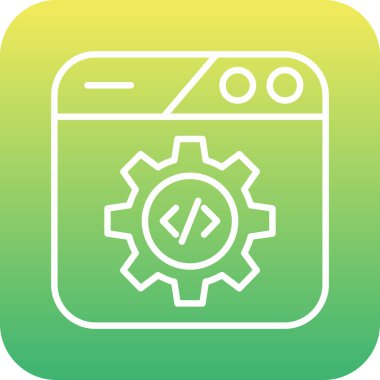 vektör programlama ağ simgesi