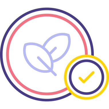 Yaprak. Web simgesi basit illüstrasyon