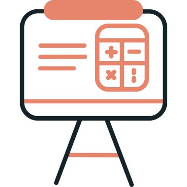 Hastane. Web simgesi basit illüstrasyon