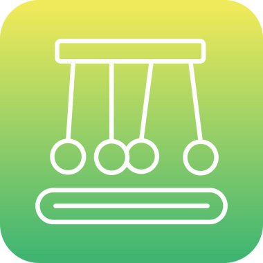 Benzersiz tramvay vektör çizgisi simgesi