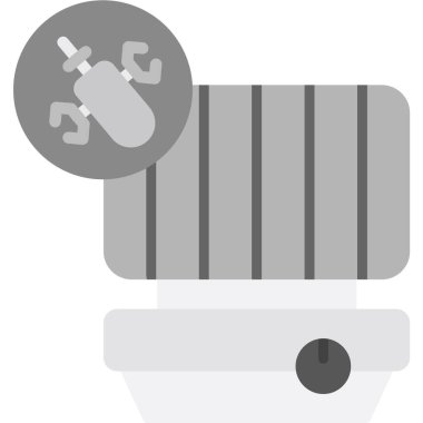 Cevizli bir vida simgesi çizimi