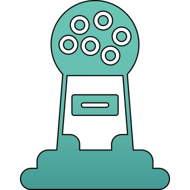 Robot simgesinin vektör illüstrasyonu