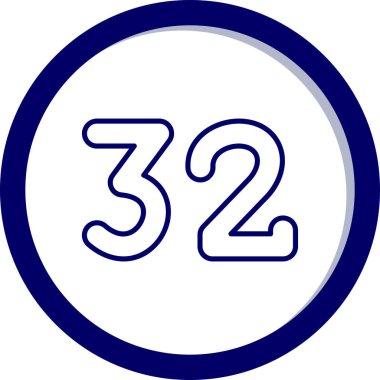 3 numara, sayı, simge, vektör illüstrasyonu