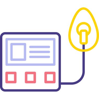 Web tasarım simgesi, vektör illüstrasyonu