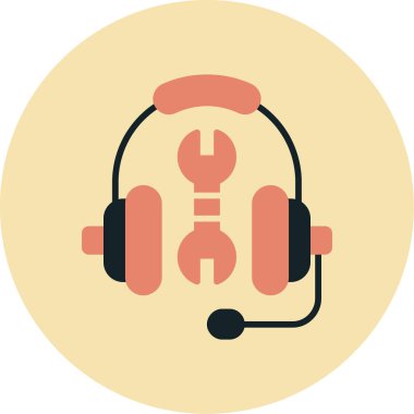 Çağrı merkezi. Basit ağ simgesi